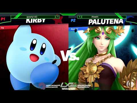 qwertz143 (Kirby) vs Akashi (Palutena) - Smash Ultimate @ LXG 13 - Winners Finals