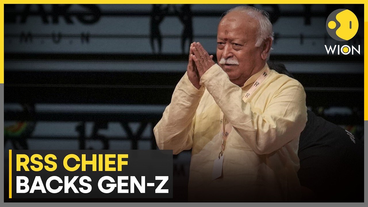 RSS Chief Bhagwat Backs Gen Z: Calls for Education Reforms | WION