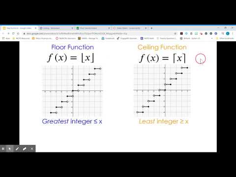 Floor and Ceiling Functions
