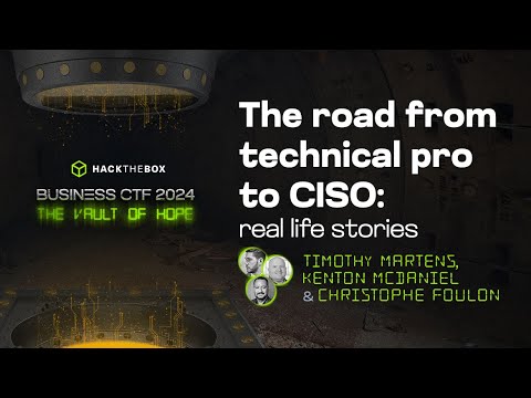 The road from technical pro to CISO | Business CTF 2024 workshops