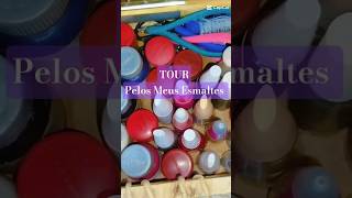 Tour pela minha cestinha de esmaltes | Organização e coleção atualizada✨💖💅🏻🌸