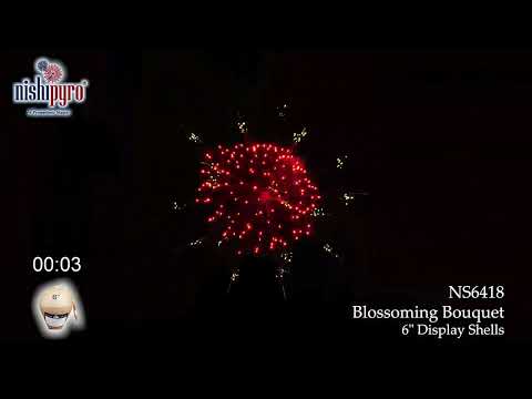 NS6418 - 6" Blossoming Bouquet