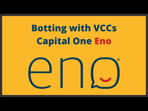 Capital One Eno VCCs - Sneaker Botting Virtual Credit Card Tutorial