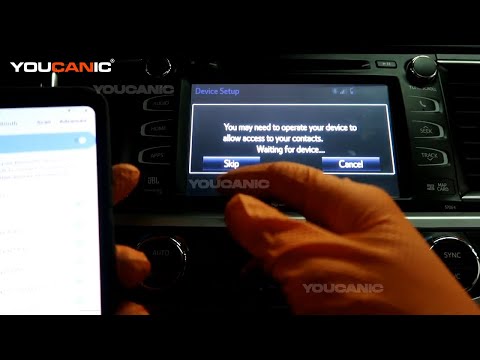 2014–2019 Toyota Highlander – How to Pair Phone to Car Stereo via Bluetooth