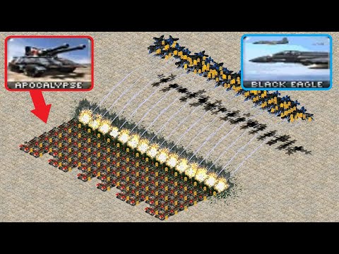 Apocalypse vs Black Eagle - Same Cost - Red Alert 2