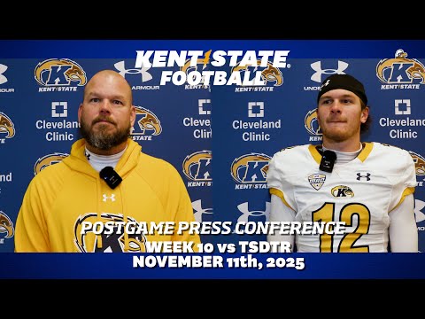 Kent State Football Postgame Press Conference - Week 10 vs The School Down The Road