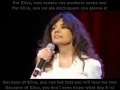 Alice - April 21, 2012 in Bellinzona."Per Elisa", Lyrics and English Translation.
