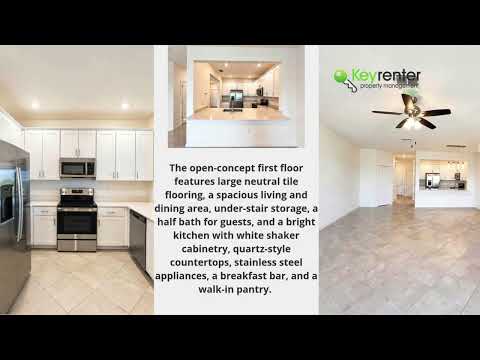 Annual lease, 3-bedroom, 2.5-bathroom townhome in Orange Blossom Ranch property video