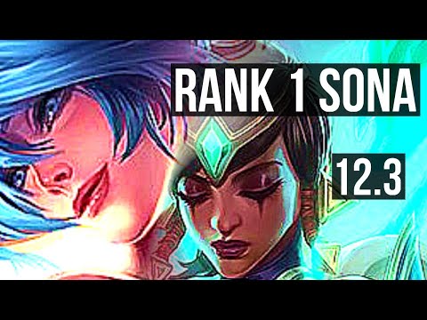 SONA & Seraphine vs KARMA & Jhin (SUP) | Rank 1 Sona, 1200+ games, Rank 9 | EUW Challenger | 12.3