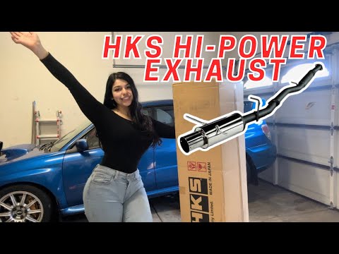 Installing an HKS Hi-Power Exhaust on my 2005 STi + SOUND CLIPS