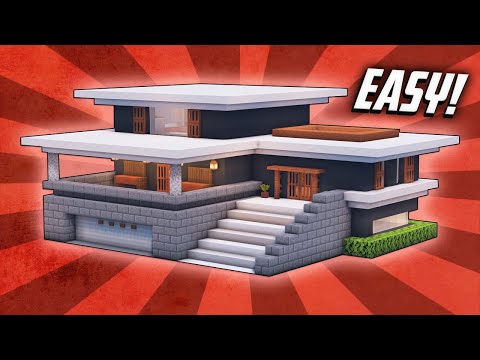 Rizzial - Minecraft: How To Build A Large Modern House Tutorial (#32)