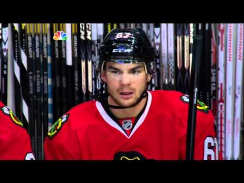 Michael Frolik deflection goal 2-2 Mar 25 2013 LA Kings vs Chicago Blackhawks NHL Hockey