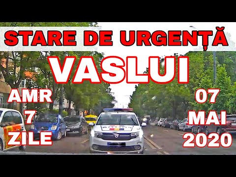 Orasul VASLUI Stare de Urgenta Coronavirus video 07 mai 2020