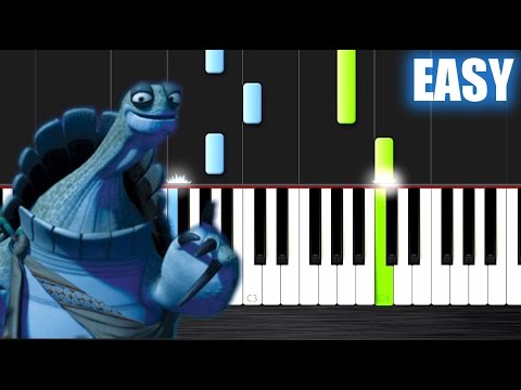 Kung Fu Panda - Oogway Ascends - EASY Piano Tutorial by PlutaX