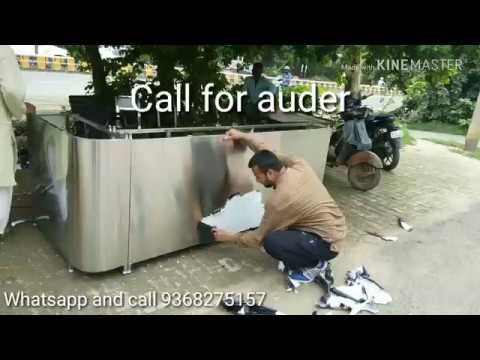 Stainless steel shop counter