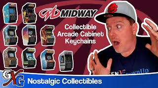 Midway Collectible Arcade Cabinet Keychains | GenX Arcade Collectibles