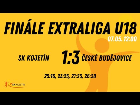 Finále Extraliga U18 - SK Kojetín vs VK Jihostroj České Budějovice