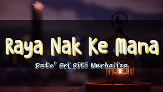 Download lagu Raya Nak Ke Mana -  Dato' Sri Siti Nurhaliza (lyric music) mp3