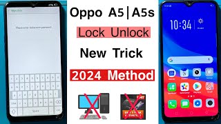 Oppo A5s Lock Unlock | How to Unlock Oppo A5s | Pattern Password Unlock Without Pc 2024