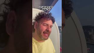 Sailing Out of Amsterdam on Resilient Lady! 🌊 #CruiseVibes