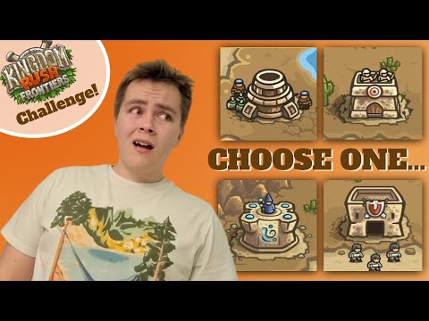 Can You Beat Kingdom Rush Frontiers With Only One Kind of Tower?