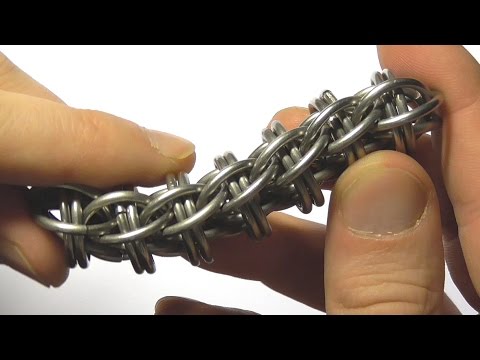 CLOSEUP: FIRE WYRM CHAINMAILLE WEAVE TUTORIAL