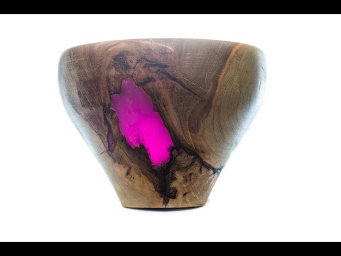 Wood Turned Glowing Maple Bowl