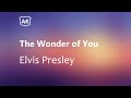 Elvis Presley The Wonder Of You Lyrics