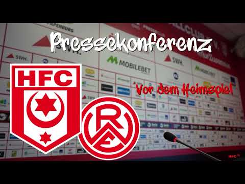 37. Spieltag 2022/23: Hallescher FC - Rot-Weiss Essen | Pressekonferenz vor dem Spiel