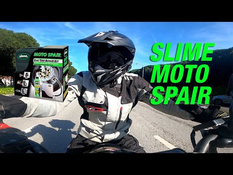 How to repair a slow puncture with Slime Moto Spair