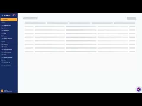 Tutoriel vidéo : Le planning et le Gantt — Formation FacturesPro
