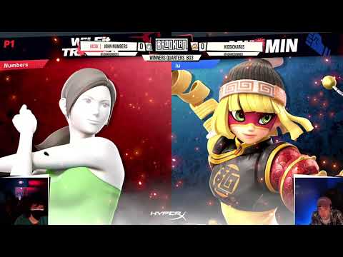BrookLAN Brawls 49 - Ho3k | John Numbers (Wii Fit) v. Kidsickarus (Min Min) - Winners Quarters