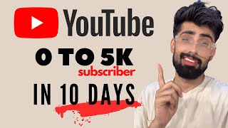 0 To 5K YouTube Subscribers In JUST 10 DAYS | Grow On YouTube | Mridul Madhok