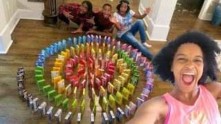 INSANE CANDY DOMINO SPIRAL!!