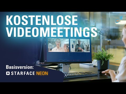 Kostenlose Videomeetings direkt in deiner Telefonanlage - Mit der Basisversion von STARFACE NEON