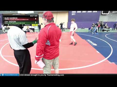 285 Lbs Cons. Semi - Coy Okeson, Dakota Rattlers Wrestling Club Vs Alex Hamrick, Central Illinois