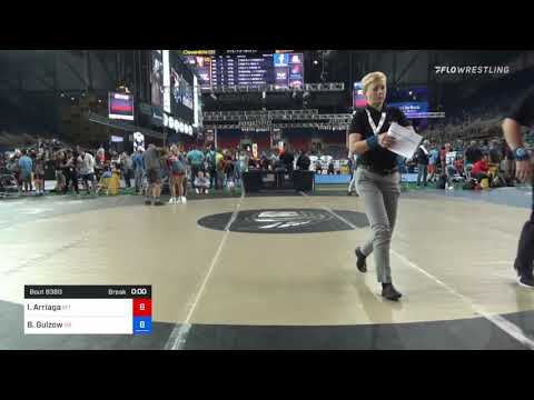 122 Lbs Consi Of 32 #1 - Isabella Arriaga, Montana Vs Bella Gulzow, Oregon C811