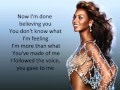 Beyonce - Listen Lyrics
