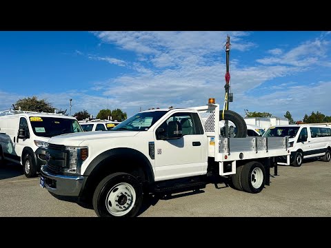 Used 2019 Ford F450 Flat 10 with 24,549 miles for sale in Palo Alto, CA at $44,995