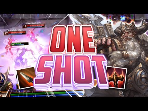 Smite: NEW ODIN REWORK Full Damage Build - ONE SHOTING 2 PEOPLE!