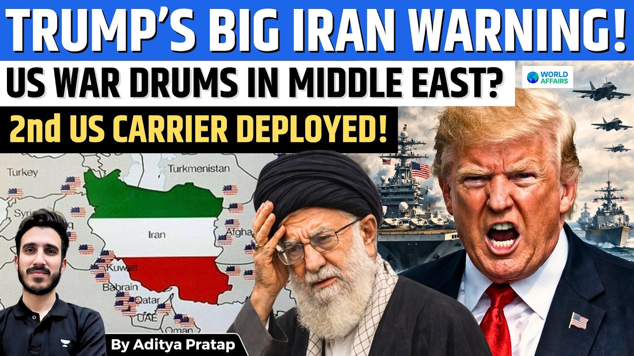 Trump Calls for Iran Regime Change as US Sends Second Carrier | Two US Aircraft Carriers Near Iran