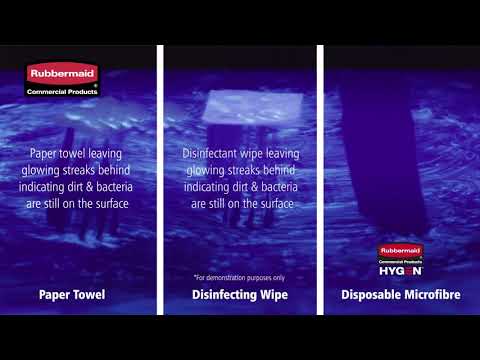 Product video for [{"languageId":6,"languageCode":"en-AU","propertyValue":"HYGEN™ Disposable Microfibre Cloth, 640 Pack, Blue"}]