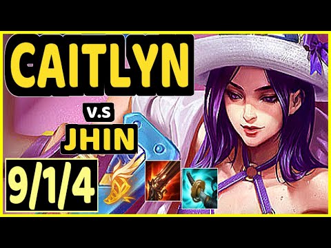 DOUBLELIFT (CAITLYN) vs JHIN - 9/1/4 KDA BOTTOM ADC CHALLENGER GAMEPLAY - NA