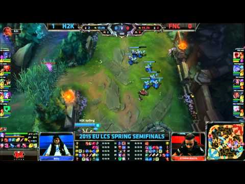 Fnatic vs H2K Gaming | Game 2 Semi Finals S5 EU LCS Spring 2015 playoffs | FNC vs H2K G2 VOD