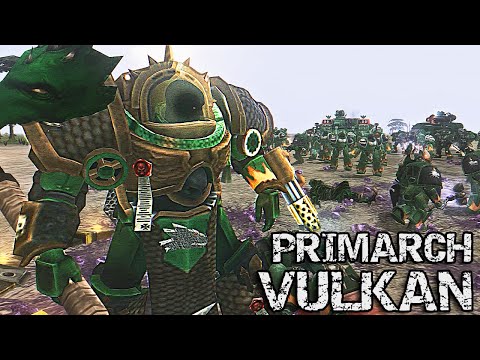 Primarch VULKAN, Salamanders & Imperial Guard vs Tyranids - Unification Mod | Dawn of War: Soulstorm