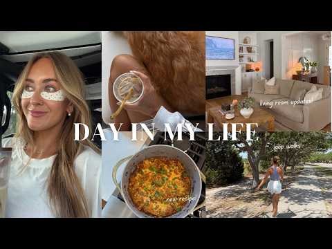 DAY IN MY LIFE: morning routine, upper body day, new home updates, recipes, chatty catch ups!