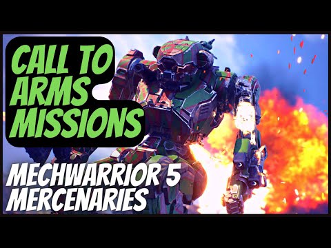 Call to Arms DLC Missions Part 1 | MECHWARRIOR 5 MERCENARIES