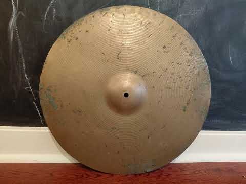 Vintage 1960s Paiste 18" Formula 602 "Pre-Serial" Crash Ride Cymbal image 4