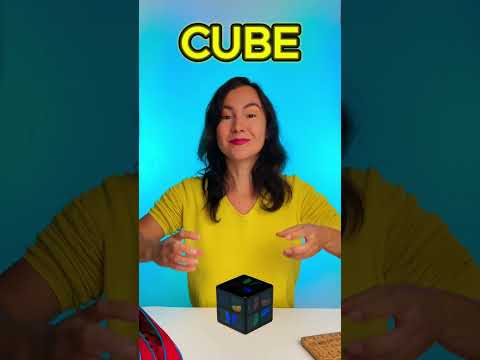 Flat Shapes vs 3D Shapes 🌈 Fun WowCube Learning for Kids #shorts #wowcube