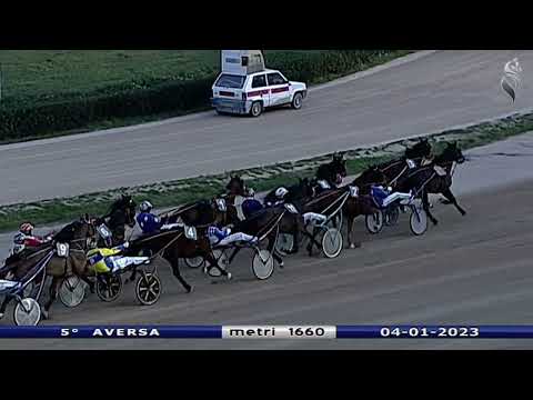 Aversa trotto 4 Gennaio 2023 - 5° Corsa